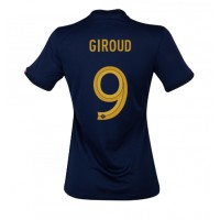 Frankrike Olivier Giroud #9 Hemmatröja Kvinnor VM 2022 Korta ärmar